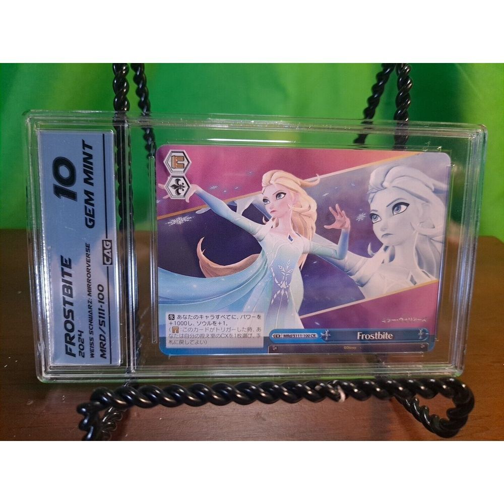 2024 Weiss Schwarz MRd/S111-100 CR Frostbite Frozen‎ Elsa Mirrorverse CAG 10 GEM